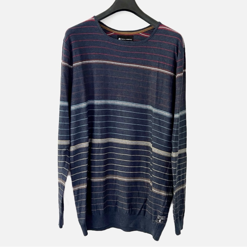 Billabong Sweater Long Sleeve 100% Cotton Crew Neck 2XL